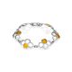 Fashionable Honey Comb Motif Bracelet The Bee, Length: 19, image , picture 4