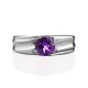 Stylish Natural Amethyst Ring, Ring Size: 8.5 / 18.5, image , picture 3