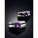 Stylish Amethyst Earrings, image , picture 3