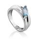 Chic Marquise Cut Topaz Ring, Ring Size: 8.5 / 18.5, image 
