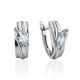 Marquise Cut Topaz Earrings, image 