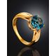 Elegant Blue Topaz Ring, Ring Size: 6.5 / 17, image , picture 2
