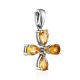 Elegant Cross Motif Citrine Pendant, image , picture 4