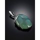 Stunning Green Chalcedony Pendant, image , picture 2