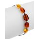 Chic Mix Tone Amber Bracelet, Length: 18, image , picture 4