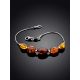 Chic Mix Tone Amber Bracelet, Length: 18, image , picture 2