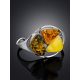 Gorgeous Multicolor Amber Cuff Bracelet The Bella Terra, image , picture 2