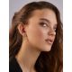 Cross Motif Citrine Earrings, image , picture 3