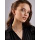 Classy Pearl Necklace With Crystals, image , picture 3