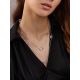 Fabulous 13 Rock Crystals Necklace, Length: 110, image , picture 3