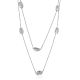 Fabulous 13 Rock Crystals Necklace, Length: 110, image 