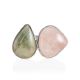 Bold Two Tone Mix Stone Ring The Bella Terra, Ring Size: Adjustable, image , picture 4
