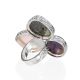 Bold Mix Stone Designer Ring The Bella Terra, Ring Size: Adjustable, image , picture 5