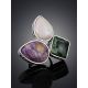 Bold Mix Stone Cocktail Ring The Bella Terra, Ring Size: Adjustable, image , picture 2