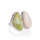Voluminous Two-Stone Cocktail Ring The Bella Terra, Ring Size: Adjustable, image 