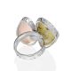 Voluminous Two-Stone Cocktail Ring The Bella Terra, Ring Size: Adjustable, image , picture 5