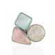 Charming Cluster Design Ring With Chalcedony, Natrolite And Pink Quartz The Bella Terra, Ring Size: Adjustable, image , picture 4