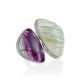 Statement Fluorite Ring The Bella Terra, Ring Size: Adjustable, image 