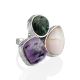 Multistone Cluster Ring The Bella Terra, Ring Size: Adjustable, image 