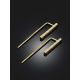 Geometric Design Gilded Silver Earrings The ICONIC, image , picture 2