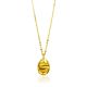 Stylish Gilded Silver Necklace The Liquid, image 