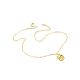 Stylish Gilded Silver Necklace The Liquid, image , picture 4