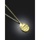 Stylish Gilded Silver Necklace The Liquid, image , picture 2