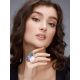 Bold Mix Stone Designer Ring The Bella Terra, Ring Size: Adjustable, image , picture 3