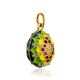 Vintage Style Enamel Egg Pendant With Crystals The Romanov, image , picture 4