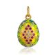 Vintage Style Enamel Egg Pendant With Crystals The Romanov, image 