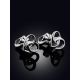 Cut Out Design Heart Shaped Stud Earrings, image , picture 2
