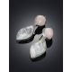 Mismatched Earrings With Quartz And Natrolite The Bella Terra, image , picture 2