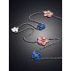 Ultra Feminine Necklace With Enamel Flowers, image , picture 2