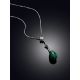 Classy Malachite Y-Necklace, Length: 55, image , picture 2