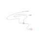 Ultra Feminine Y-Necklace With Quartz Pendant, Length: 45, image , picture 4
