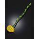 Bright Yellow Pond Lily Enamel Brooch, image , picture 2