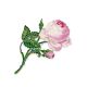 Stunning Enamel Rose Brooch, image , picture 5