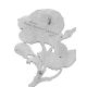 Stunning Enamel Rose Brooch, image , picture 4