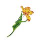 Fabulous Tulip Flower Enamel Brooch, image , picture 5
