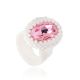 Cute Japanese Glass Beads Ring The Link, Ring Size: 10 / 20, image 