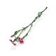 Elegant Clove Flower Enamel Brooch The Herbarium, image , picture 5