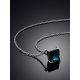 Blue Crystal Pendant Necklace, image , picture 2