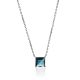 Blue Crystal Pendant Necklace, image 