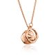 Stylish Rose Gold Plated Necklace The Liquid, image 