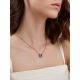 Glistening Blue Crystal Pendant Necklace, image , picture 3