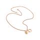 Stylish Rose Gold Plated Necklace The Liquid, image , picture 3