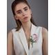 Stunning Enamel Rose Brooch, image , picture 3