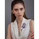 Exclusive Iris Enamel Brooch, image , picture 3