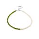 Designer Anklet With Pearl And Green Spinel The Link, image 