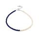 Pearl Anklet With Bright Blue Spinel The Link, image 